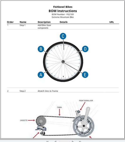 BOM Instructions with Images